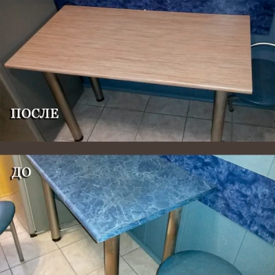 фото замены столешницы на столе до и после